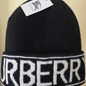 Burberry Black Knit Beanie No Care Tag But Brandnew